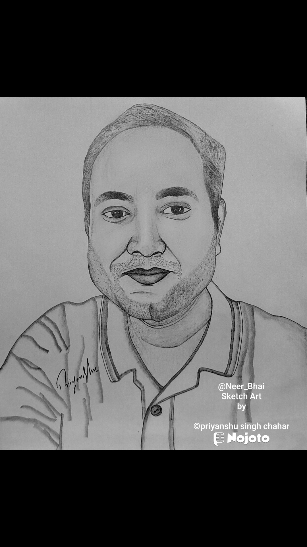 @Neer_Bhai
Sketch Art
by

©priyanshu singh chahar #Sketch #Art #Drawing #nojato #nojohindi 