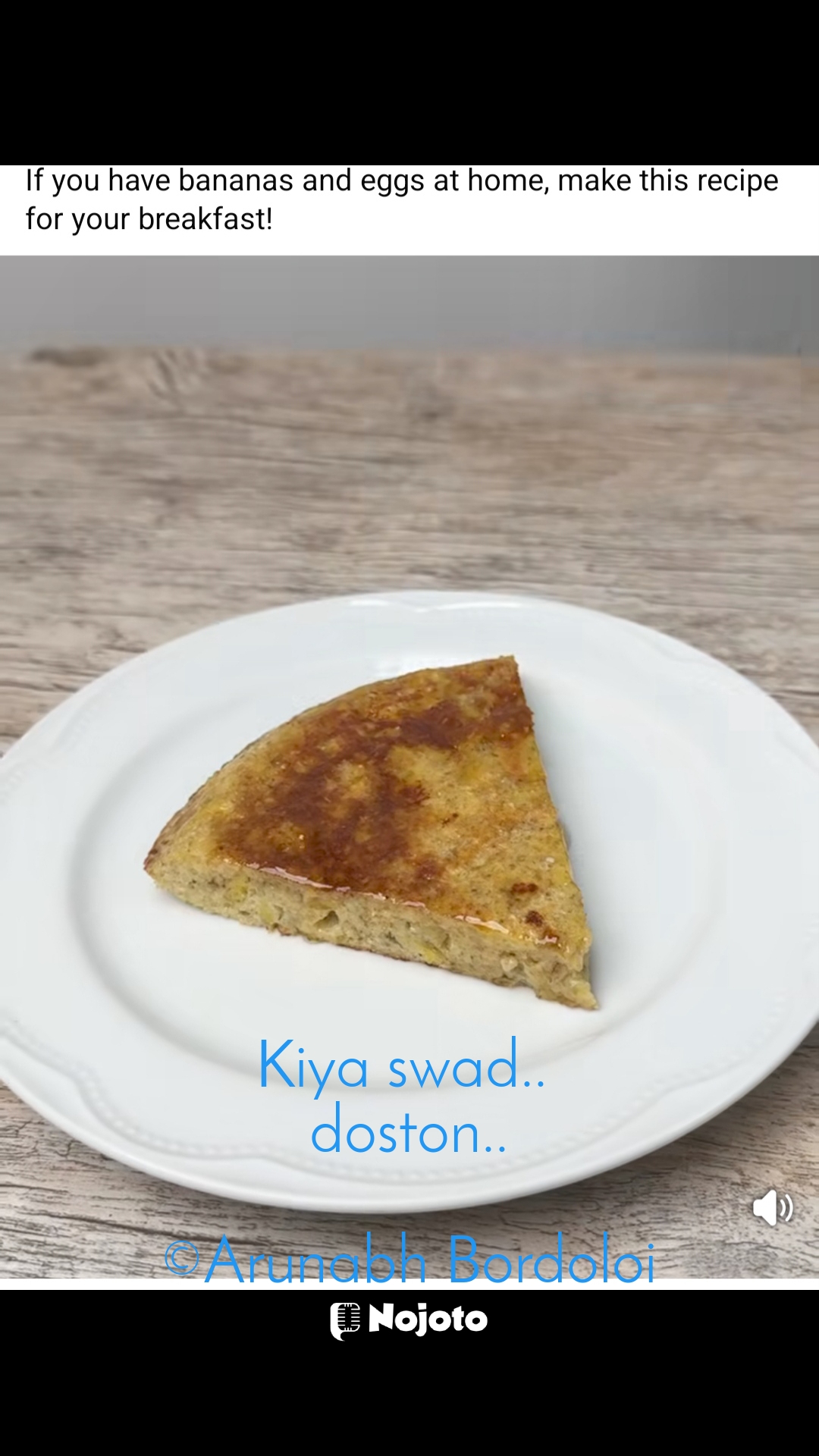 Kiya swad.. 
doston..

©Arunabh Bordoloi Kuch namkeen.. kuch meethi.. ek anokha..#food #foodie #foodiesofinstagram #foodforthought 
#foodpics #foodlover #foodblog #FoodVlog #Health #Egg 
